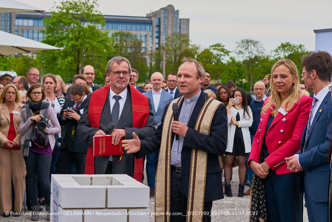 11. Mai 2017 - Grundsteinlegung für die LOGE und dem Kulturquadrat in Neuperlach